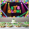 thumbnail image 2 of Neon Theme Glow Party Banner Colorful Design for Dance Party Indoor Event Celebration, 2 of 9