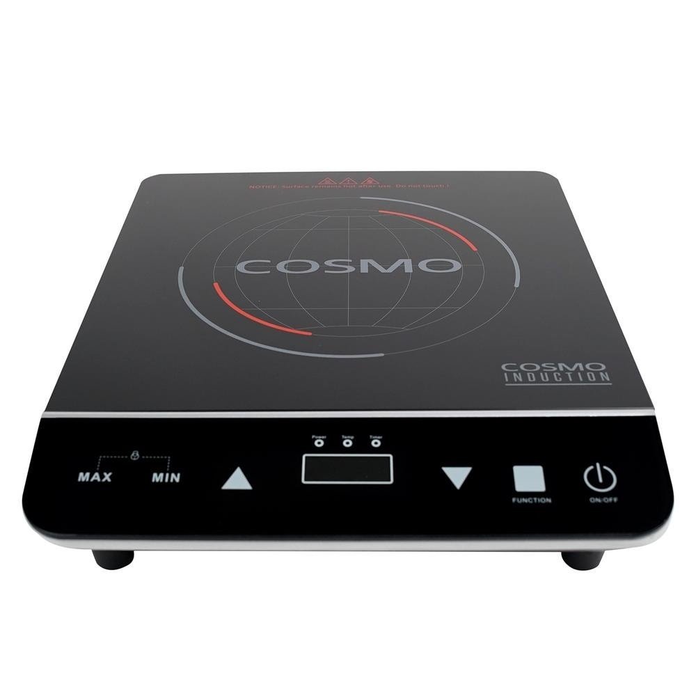 Cosmo 11.5 in. Portable Induction Cooktop in Black with 1Element Including Rapid Heating