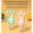 thumbnail image 5 of Usbinx Life Food Feeder Fruit Vegetable Teether Silicone Feeding Bag Adjustable Length BPA Free for Teething Self Feeding 1 Pack 11x5.5cm, 5 of 5