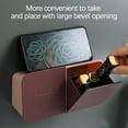 thumbnail image 1 of Trace Wall Mounted Sealed Proof Bathroom Storage Box Cotton Swab Tissue Storage Box Vanity Organizer, 1 of 3
