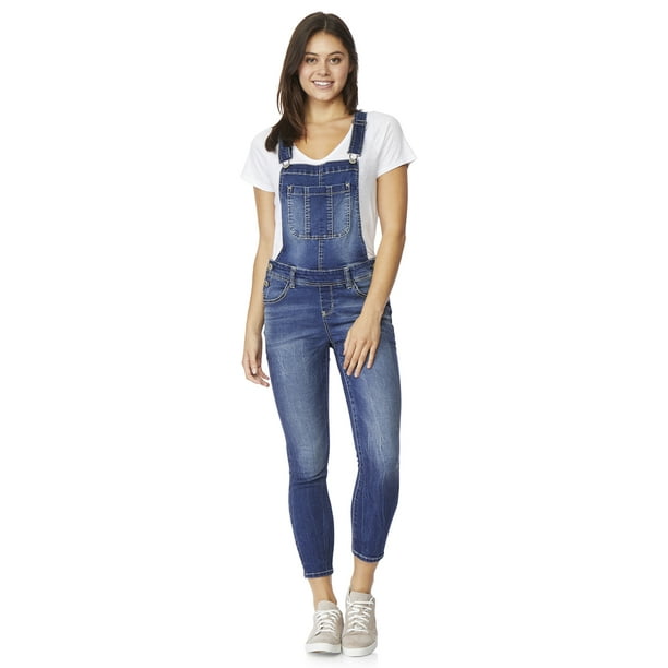 Wallflower WallFlower Women's Juniors Denim Overalls