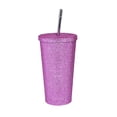 thumbnail image 1 of Taza con aislamiento brillante con Taza térmica inoxidable a prueba de para bebidas, cerveza, agua, té, leche Rosado SM SunniMix taza de viaje, 1 of 7