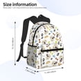 thumbnail image 2 of Pofeuu Labrador Retriever Dog Print Laptop Backpack Travel Canvas Backpack for School Lightweight and Comfortable Backpack College Backpack Schoolbag, 2 of 6