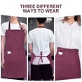 thumbnail image 5 of Kitchen Apron, Pack Of 2 Adjustable Apron With 2 Pockets, Machine Washable, Colourfast Apron For Men Women Kitchen, 5 of 5