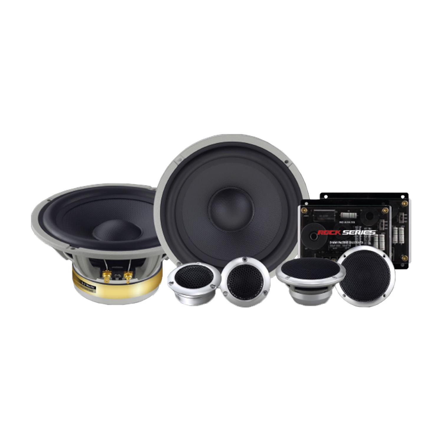 Set de Medios Open Show Rock Series RKS-UL165.3SQ 1200 Watts 6.5 ...