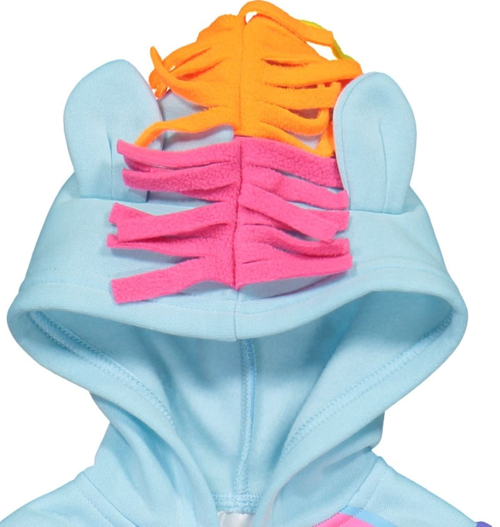 My Little Pony Rainbow Dash Toddler Girls Zip Up Coverall Newborn to Big Kid