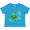 thumbnail image 3 of Inktastic Myrtle Beach Cute Sea Turtle with Waves and Bubbles Boys or Girls Toddler T-Shirt, 3 of 5