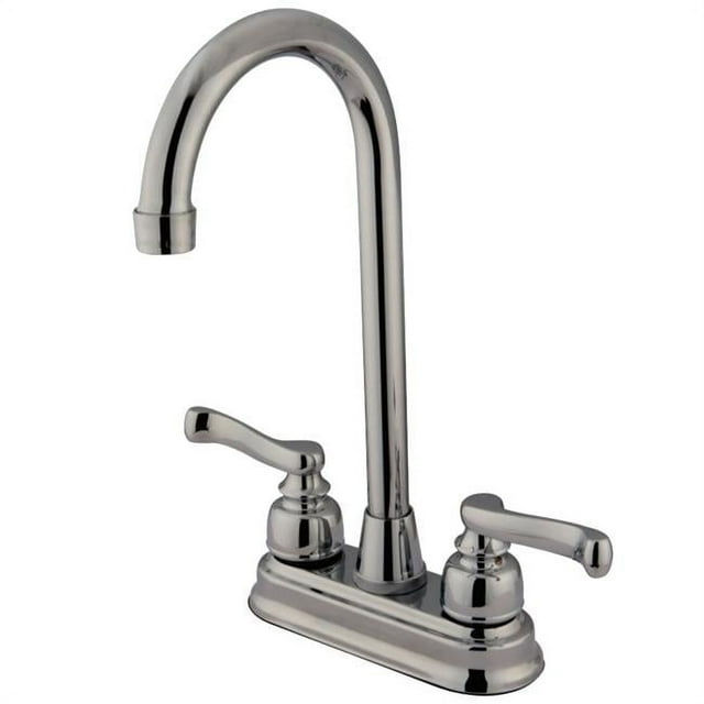 Kingston Brass KB8491FL 4 in. Royale Bar Faucet, Chrome