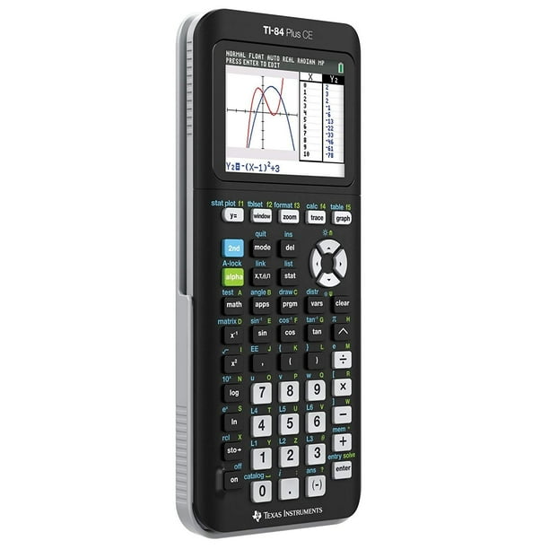 Calculadora gráfica Texas Instruments TI-84 Plus CE negra