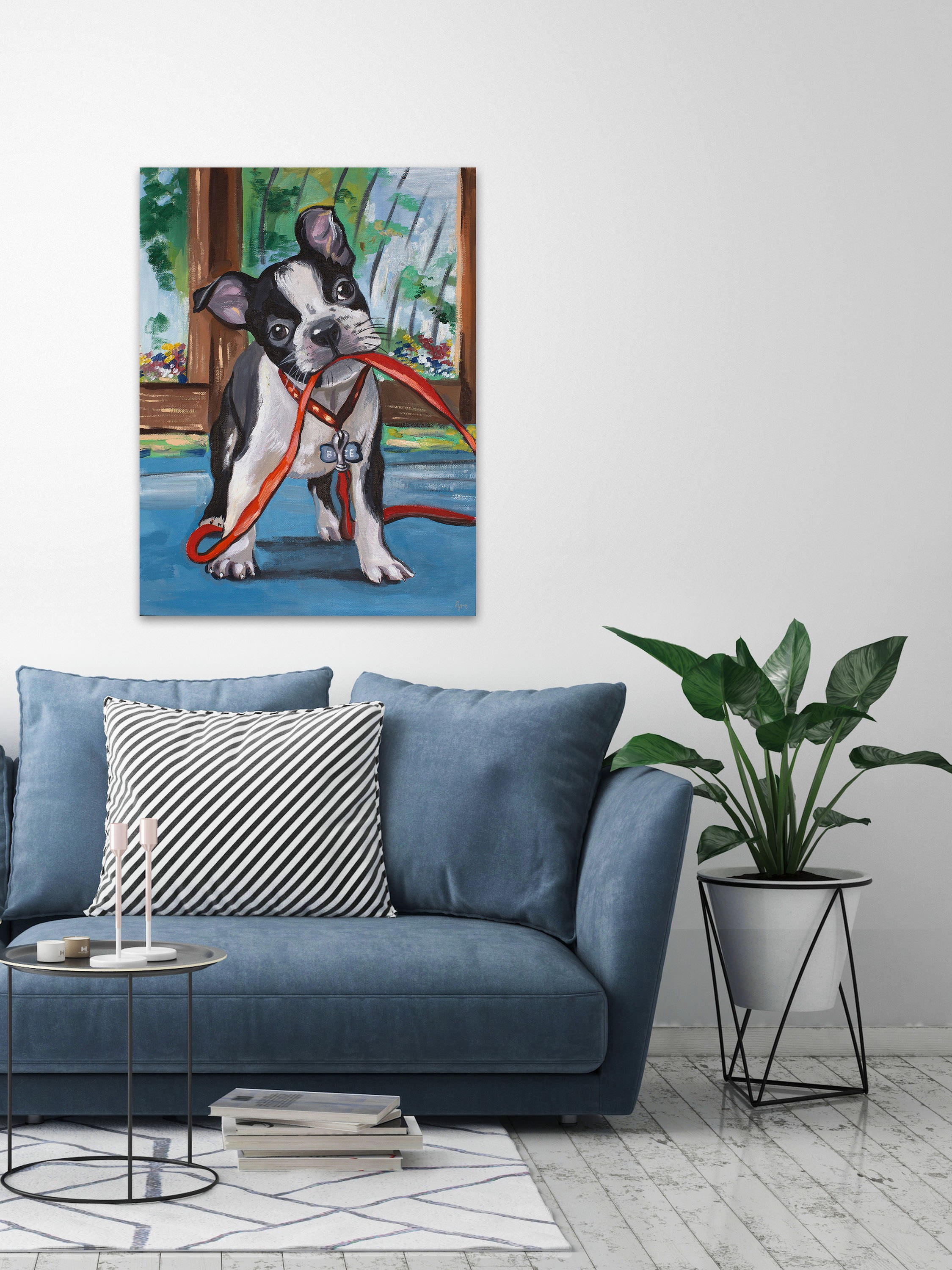 Marmont Hill Walkies Canvas Wall Art
