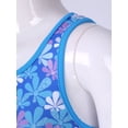 thumbnail image 6 of YONGHS Kids Girls 3Pcs Tankini Swimsuit Crop Top with Boyshorts Briefs Bathing Suit Blue 4, 6 of 6
