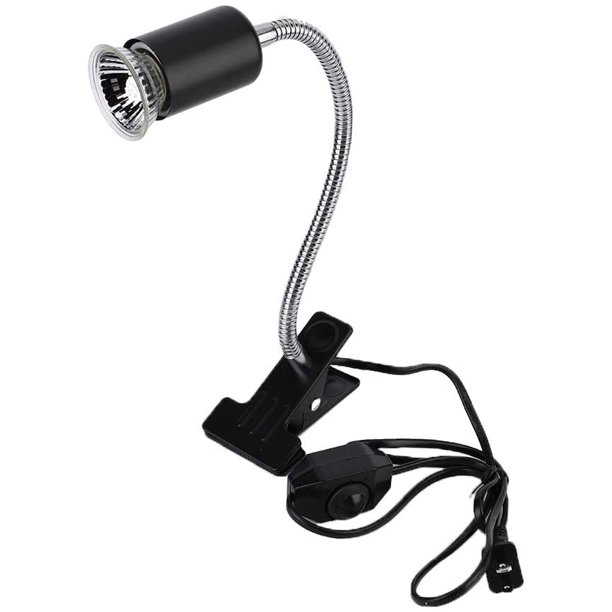 Lámpara solar para reptiles, serpientes, lagartos, insectos, tortugas, lámpara solar duradera de EE. UU. Contiene una bombilla de 35 vatios y una bombilla de 50 vatios TUNC Sencillez