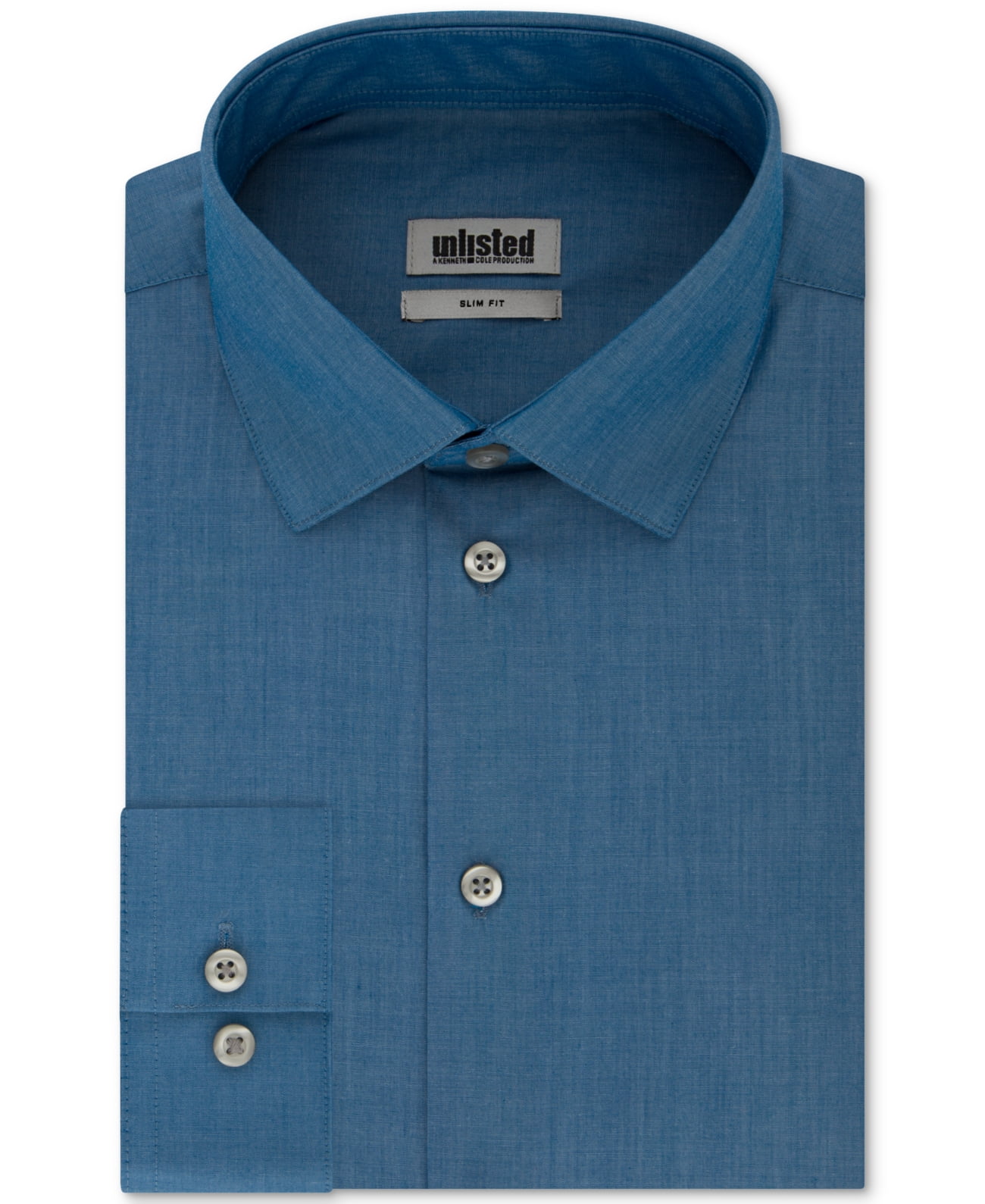 Unlisted Mens Dress Shirt Medium Slim 