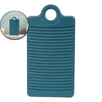 VQPeo Mini Plastic Washboard Washing Board Shirts Cleaning Laundry Board for Clothes Underwear(Blue)