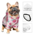 thumbnail image 3 of Haiem Floral Strawberr for Winter Dog Hoodie Sweatshirts with Pockets Warm Dog Clothes for Small Dogs Chihuahua-Small, 3 of 7