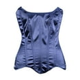 thumbnail image 1 of TopLLC Mode Women Style Couleur Unie Dos Nu Ruban Taille Camisole Shapewear Women polyester Haut, 1 of 3