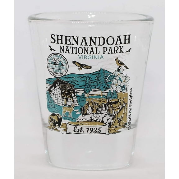 Shenandoah Virginia National Park Series Collection shot glass
