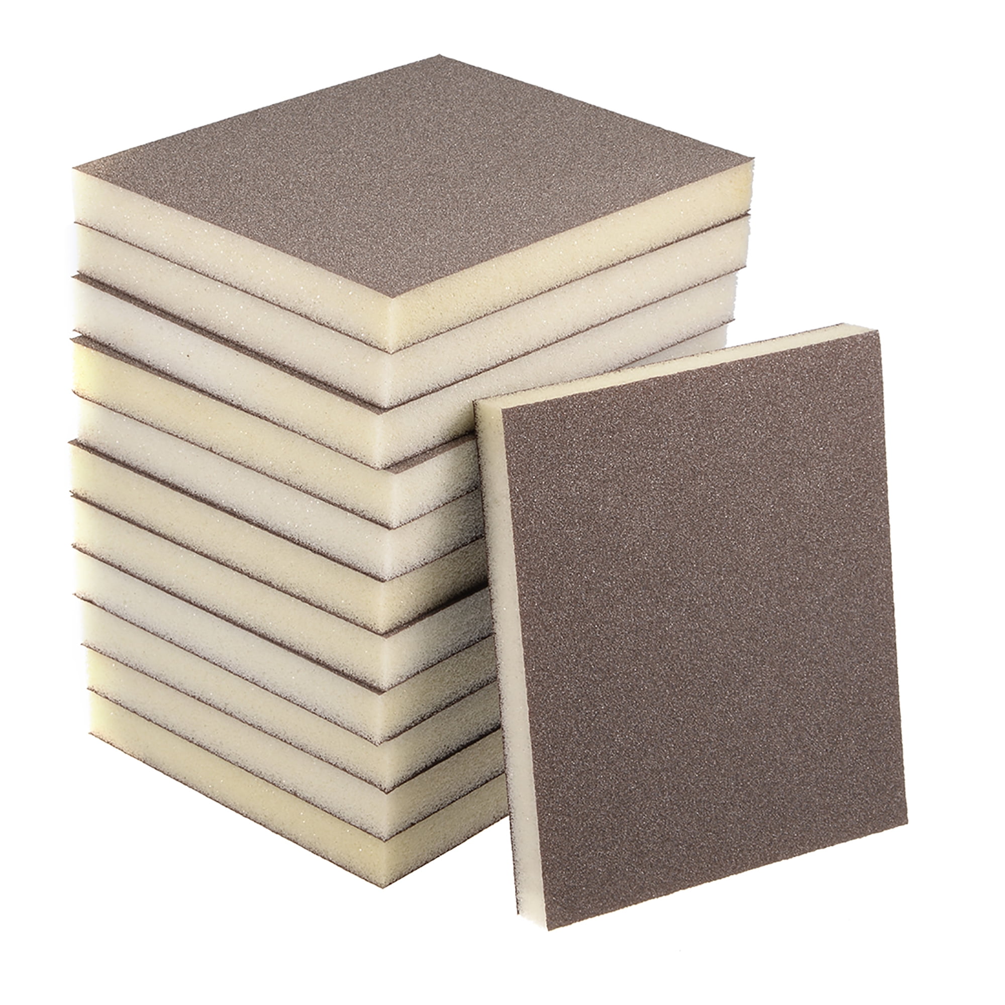 Sanding Sponge, Coarse Grit 100 Grit Sanding Block Pad 4.72" x 3.86" x