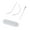 White, variant on Hair Track Toupee Weaving Sewing Thread with 3pcs I/s White