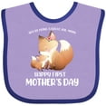 thumbnail image 3 of Inktastic Happy First Mother's Day Boys or Girls Baby Bib, 3 of 4