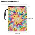 thumbnail image 6 of HELLHERO Daisy Pattern Design Bible Covers Polyester Fabric Bible Tote Bags with Lightweight Book Sleeve Protector Pouch Bible Carrying Case, 6 of 6