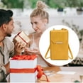thumbnail image 5 of Small Crossbody Bags For Women,CellPhone Shoulder Clutch Purse Handbag,Large Capacity Card Holder-yellow, 5 of 5