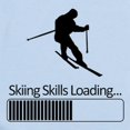 thumbnail image 2 of CafePress - Skiing Skills Loading Body Suit - Baby Light Bodysuit, Size Newborn - 24 Months, 2 of 4