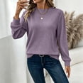 thumbnail image 5 of ByworldtasicNo Boundaries Women's Long Sleeve Tops Mock Turtleneck Ribbed Knit Basic Shirts Workout Undershirts Stretch Tee, 5 of 8