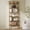Light Brown, variant on Nathan James Beacon Scandinavian 6-Shelf Wooden Wall Mounted Bookcase, Rustic Solid Wood Bookshelf, Light Brown