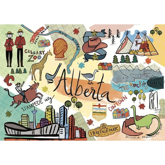 Alberta, a 1000-piece Puzzle by Trefl