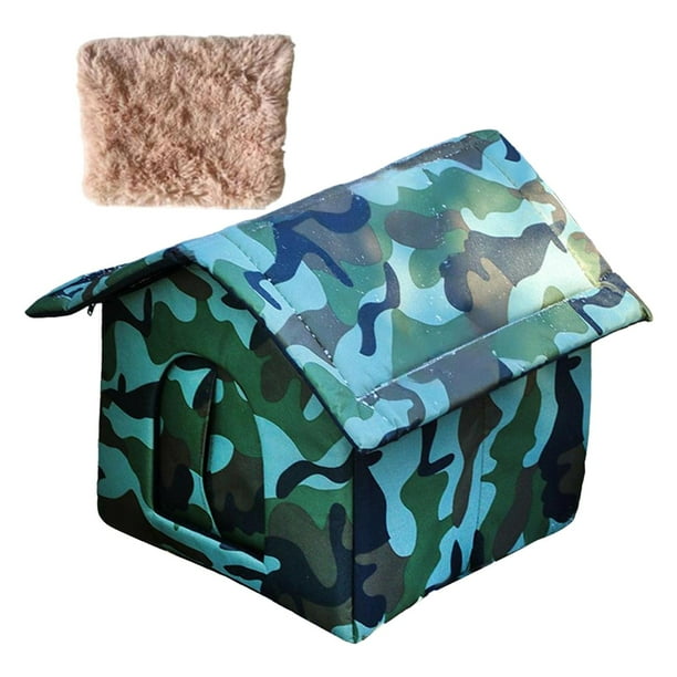 Cojín ligero de esponja multiusos para casa de mascotas, accesorios, decoración, Verde M