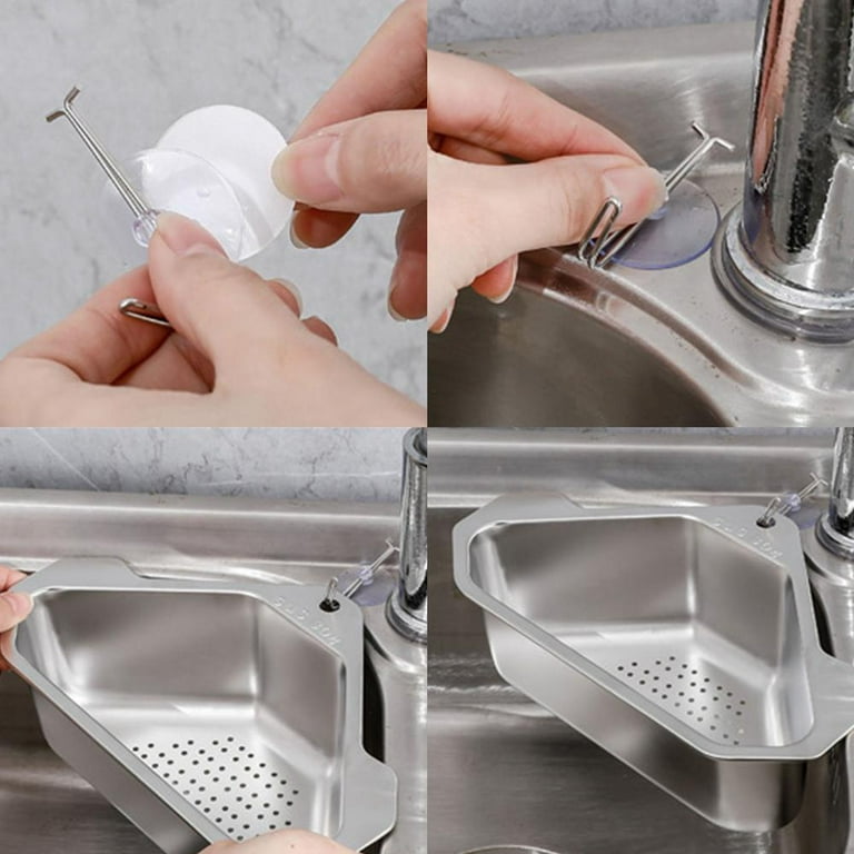 Best Deal for Kitchen Sink Drain Strainer, Triangle Sink Drain