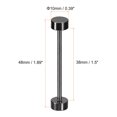 thumbnail image 2 of Unique Bargains 8Pack Metal Bag Strap Connect Buckles,38x42mm Purse Screw Fixing Rivets (Metallic Black), 2 of 7