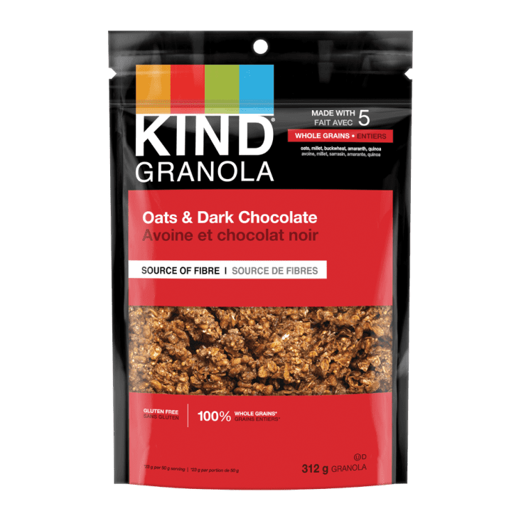 KIND Oats & Dark Chocolate Granola, 312g Bag, KIND Granola Dark Chocolate