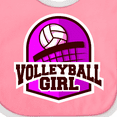 thumbnail image 4 of Inktastic Volleyball Girl Girls Baby Bib, 4 of 4