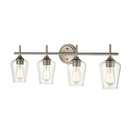 

Millennium Lighting 9704 Ashford 4 Light 31 Wide Bathroom Vanity Light - Nickel