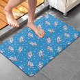 thumbnail image 4 of Pioneer Flower Floral Print Pattern Bathroom Rugs Mat, Non Slip Microfiber Bathroom Rug with Rubber Backing, Soft Mats for Bathroom Floor Tub Shower, 20"x32", 4 of 5
