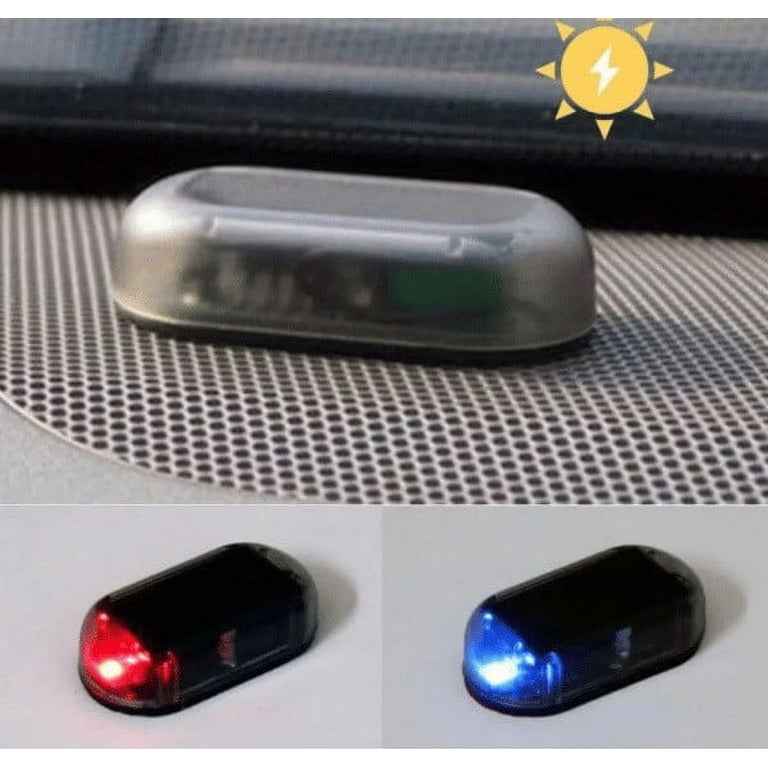 Dummy Car Alarm Light Fake LED Flashing Car Alarm System Solar