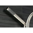thumbnail image 4 of Kingston Brass AE8158RKX Webb 7-Inch Adjustable Wall Mount Clawfoot Tub Faucet with Knurled Handle and Hand Shower, Brushed Nickel, 4 of 7