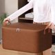 thumbnail image 4 of Bolsa de almacenamiento para colchas Organizador de maletas de cuero encerado • Bolsa de acolcha de viaje de gran capacidad • Estuche versátil para guardar ropa de cama Uso doméstico, 4 of 8
