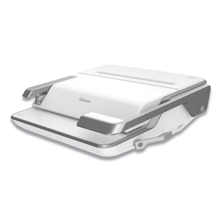 Fellowes Lyra 3-in-1 20 Sheets Punched Comb Binding Machine with Document, White/Gray