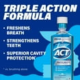 thumbnail image 6 of ACT Anticavity Alcohol Free Arctic Blast Mouthwash, 18oz, 6 of 12