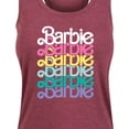 thumbnail image 3 of Barbie - Easter - Colorful Logo - Women's Racerback Tank Top, 3 of 5