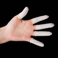 thumbnail image 3 of Lits de Doigts Jetables Beauté Spécial Broderie Acné Protection des Bouts Protection du Travail Lits de Doigts Épaissis Blanc 200 Pcs, 3 of 5