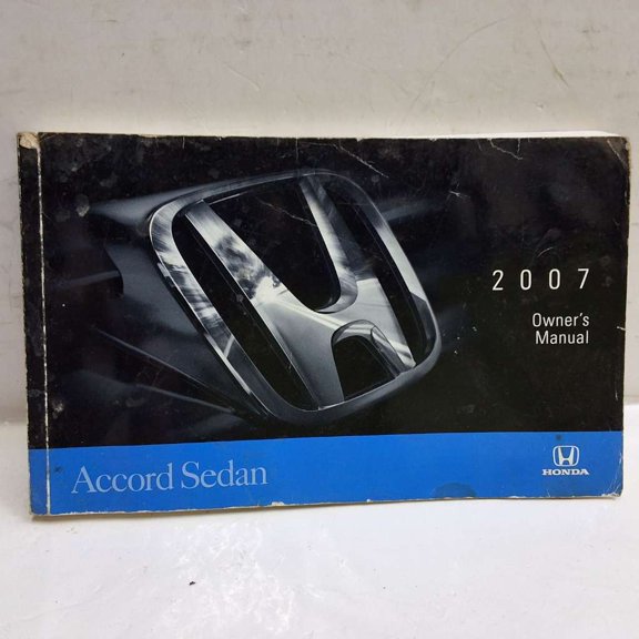 Pre-Owned 2007 Honda Accord Sedan Owners Manual Handbook OEM E03B19020