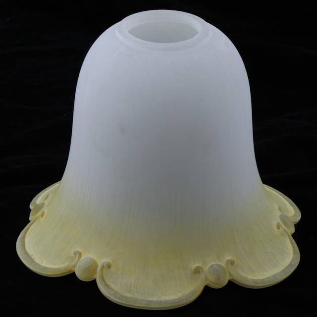 Ventilador de tejado clásico Colco Sombra de luz de techo E27 Amarillo y blanco