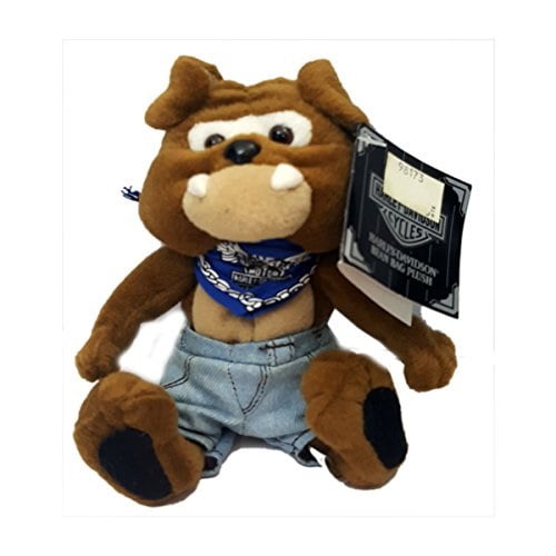 harley davidson stuffed dog