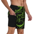 thumbnail image 2 of Fotbe DINOSAUR IN SPACE Traje de Baño para Hombre – Shorts de Natación de Secado Rápido con Forro y Bolsillos-Small, 2 of 6