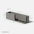 thumbnail image 3 of Veradek Block Series Trough 36" Plastic Planter - Gray, 3 of 13