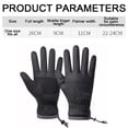 thumbnail image 2 of Guantes de invierno impermeables y resistentes al viento para hombre y mujer, guantes cálidos para clima frío, dedos con pantalla táctil, para conducir, andar en bicicleta y correr946, 2 of 5